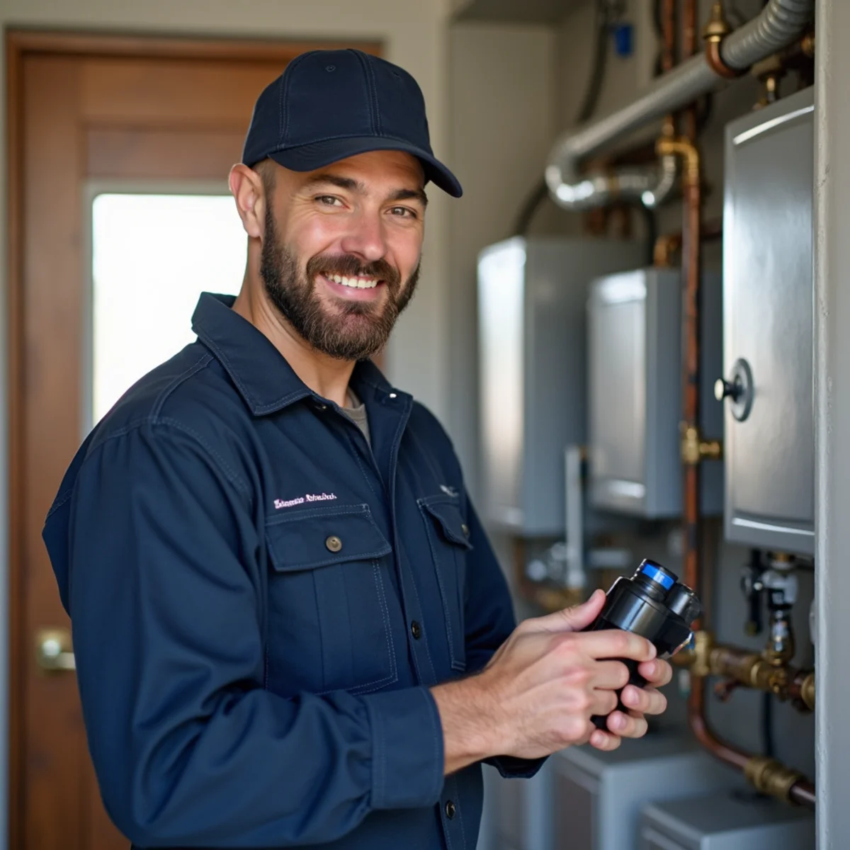 Commercial building plumbing utility room in Greenwood Village, CO