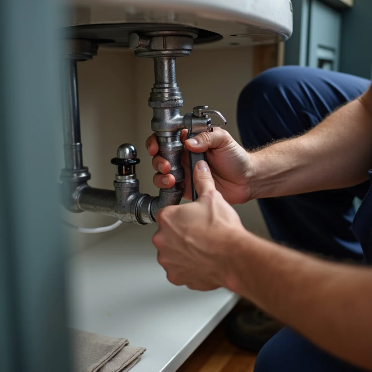 Faucets & Fixtures being performed by a plumber in a Littleton, CO home